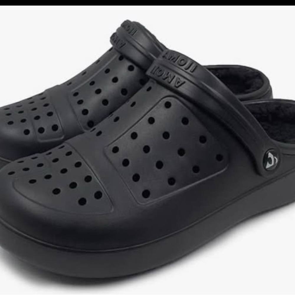 Black Clogs with Strap